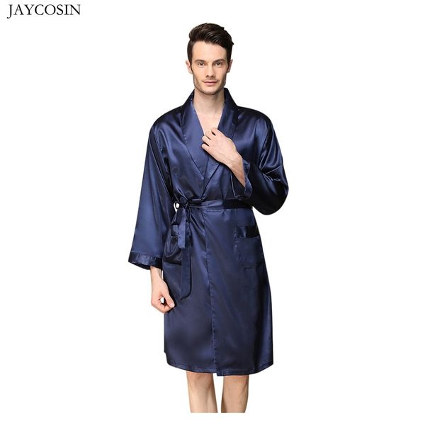 jaycosin 2019 fashion men's long-sleeved solid color suit foreign trade home service pajamas casual autumn spring mens robe, Black;brown
jaycosin 2019 fashion men's long-sleeved solid color suit foreign trade home service pajamas casual autumn spring mens robe, Black;brown