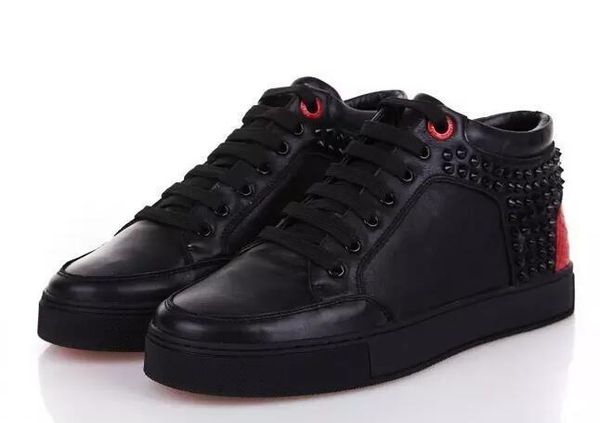 popular 2017 arrival royaums black genuine leather& rivets hi men sneakers good quality 39-46
popular 2017 arrival royaums black genuine leather& rivets hi men sneakers good quality 39-46