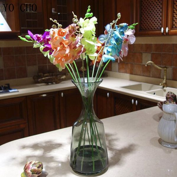 yo cho 1pc silk butterfly orchid artificial flower branch long stem fake flores for wedding home l party decor fabric orchid
yo cho 1pc silk butterfly orchid artificial flower branch long stem fake flores for wedding home l party decor fabric orchid