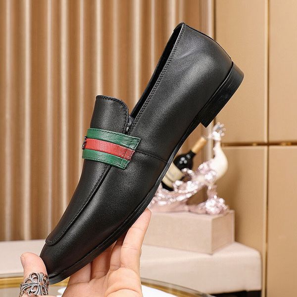 pointed business leather shoes for men dress style flats loafers shoes men genuine european metal buckle men shoes size 38-44, Black
pointed business leather shoes for men dress style flats loafers shoes men genuine european metal buckle men shoes size 38-44, Black