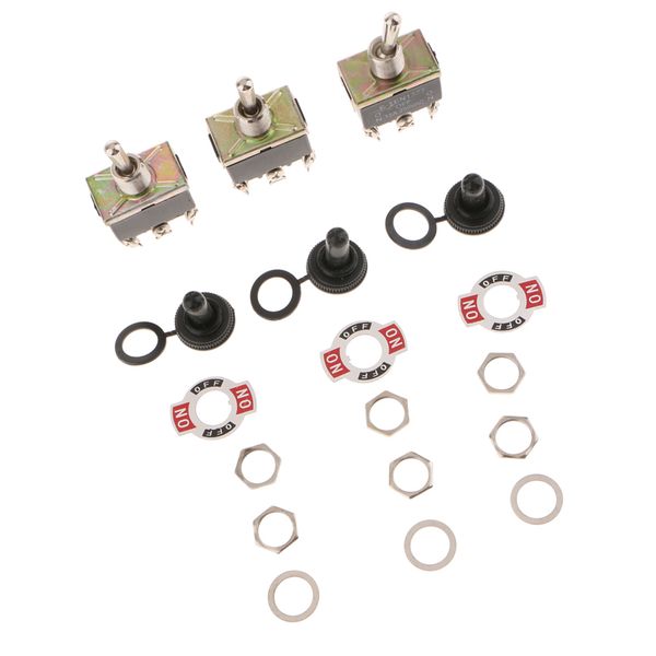 3 pcs waterproof metal heavy duty toggle switches flick on/off/on momentary car dash 15a 250v ac spdt 6p3t
3 pcs waterproof metal heavy duty toggle switches flick on/off/on momentary car dash 15a 250v ac spdt 6p3t