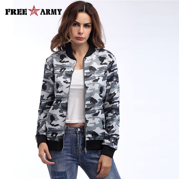 rmy new camouflage o-neck women jacket comfortable causal sport simple jacket female, Black;brown
rmy new camouflage o-neck women jacket comfortable causal sport simple jacket female, Black;brown
