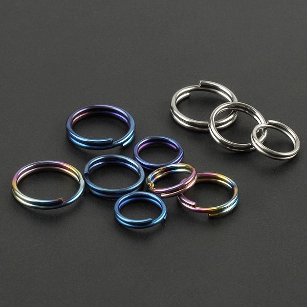 10pcs/lot titanium 10mm/12mm/14mm key ring edc outdoor tool multicolor titanium keyring wholesale climbing ropes
10pcs/lot titanium 10mm/12mm/14mm key ring edc outdoor tool multicolor titanium keyring wholesale climbing ropes