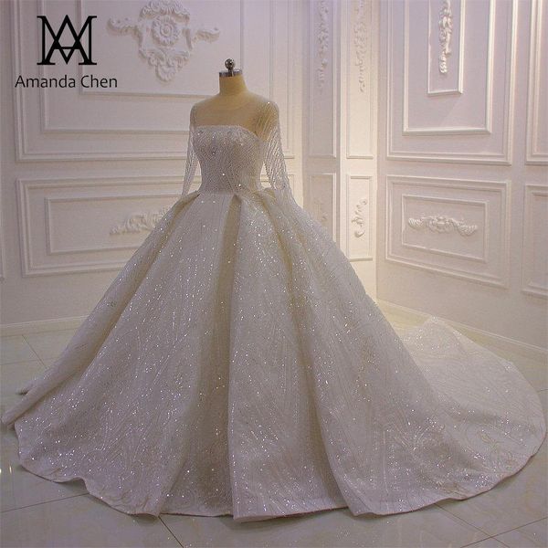 бальное платье реальные изображения sequined длинными рукавами свадебные платья vintage plus размер кружева аппликация lace-up назад саудовс, White
бальное платье реальные изображения sequined длинными рукавами свадебные платья vintage plus размер кружева аппликация lace-up назад саудовс, White