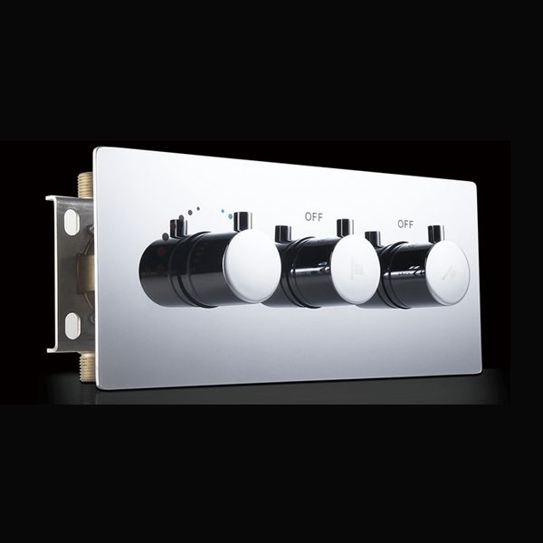 bathroom accessories 2 3 function wall mounted and cold shower valve brass chrome panel shower water mixer valve 3 4 round handle
bathroom accessories 2 3 function wall mounted and cold shower valve brass chrome panel shower water mixer valve 3 4 round handle