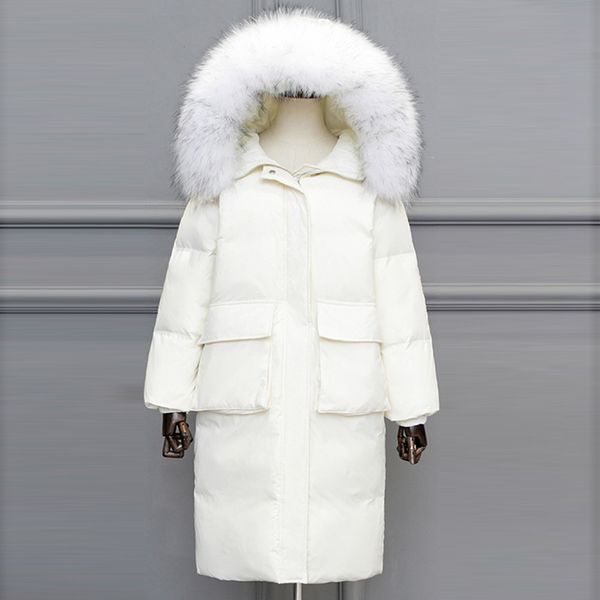 winter down coat 2018 new women with fur hood parkas ladies white duck down jacket women warm outwear plus size, Black
winter down coat 2018 new women with fur hood parkas ladies white duck down jacket women warm outwear plus size, Black