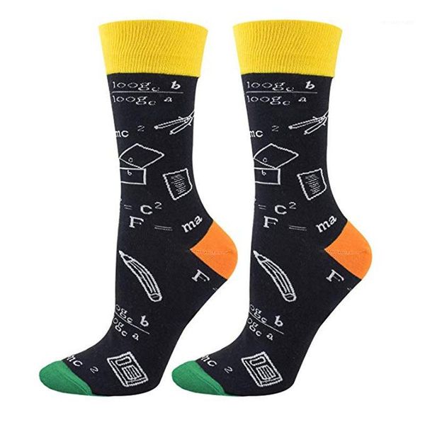 colorful fashion mens cotton socks four style mathematics socks printed mens socks, Black
colorful fashion mens cotton socks four style mathematics socks printed mens socks, Black