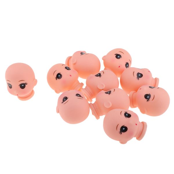 10 pieces big eyes doll heads sculpt for mini keychain toy diy custom body parts
10 pieces big eyes doll heads sculpt for mini keychain toy diy custom body parts