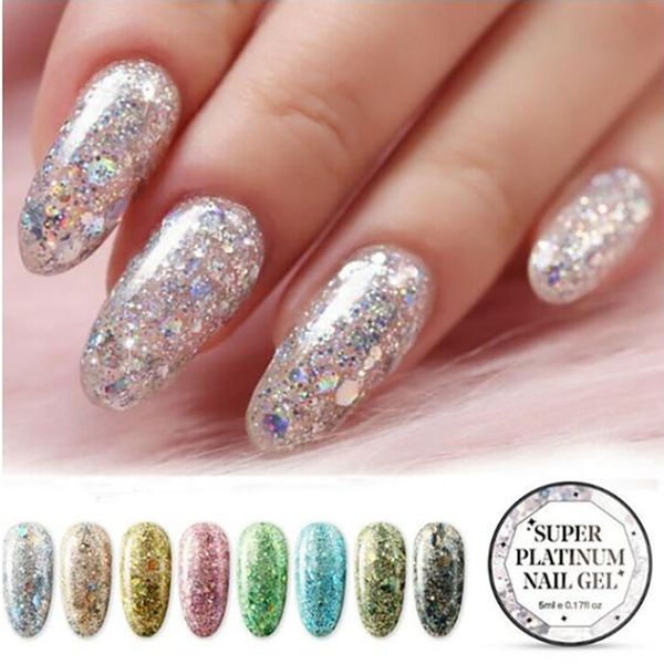 1 pc nail art 5ml shining super platinum paint gel lacquer soak off glitter uv led gel nail polish
1 pc nail art 5ml shining super platinum paint gel lacquer soak off glitter uv led gel nail polish