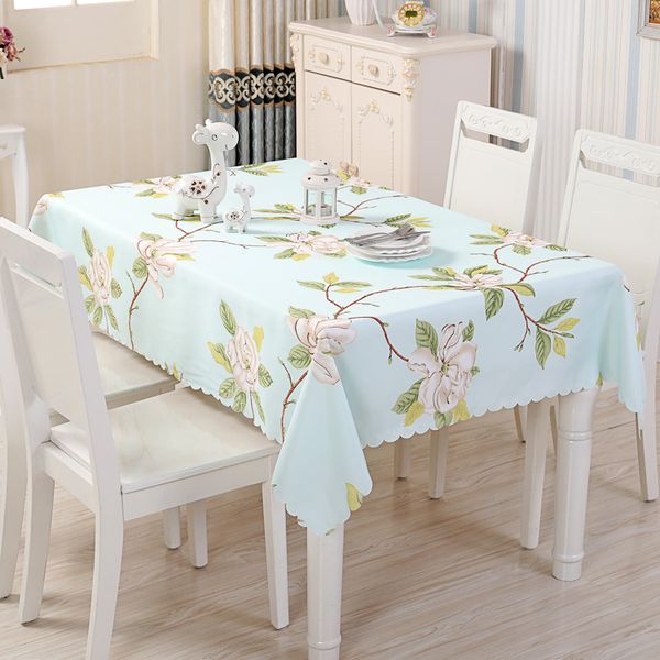 

chic flower wedding table cloth lace rectangular tablecloth easter table linen mantel mesa tafelkleed decoracao casa e13
