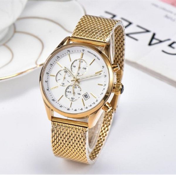 autumn boss quartz watch casual fashion men's watch all functions can work mesh belt ing, Slivery;brown
autumn boss quartz watch casual fashion men's watch all functions can work mesh belt ing, Slivery;brown