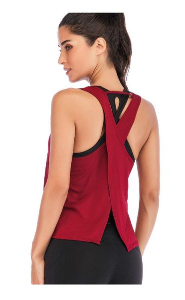 yoga vest sport tank women sleeveless breathable backless cross gym athletic fitness vest dry fit workout shirt 2020, White;red
yoga vest sport tank women sleeveless breathable backless cross gym athletic fitness vest dry fit workout shirt 2020, White;red