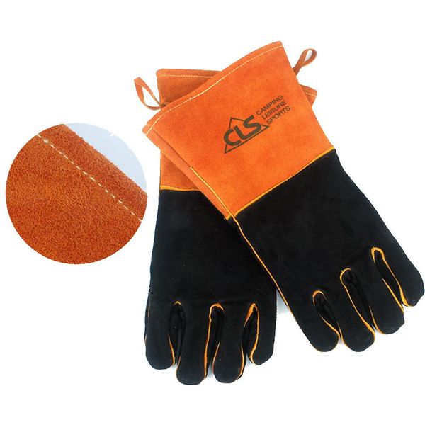 kuulee barbecue gloves outdoor bbq gloves camping barbecue heat resistant thickened welding protective, Black
kuulee barbecue gloves outdoor bbq gloves camping barbecue heat resistant thickened welding protective, Black