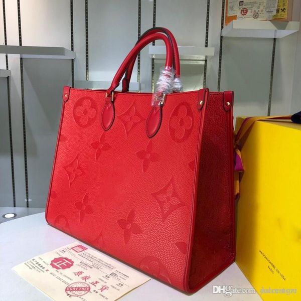 

luis vuiton giant onthego monogram reverse lady's dinner bag fashion women luxury handbags purses luis designer