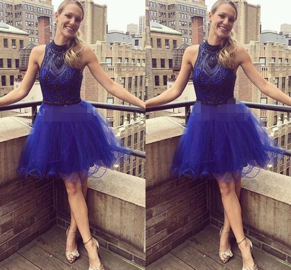 royal blue halter homecoming dresses beaded sheer neck tulle short mini a line cocktail party prom ball gown custom made formal wear, Blue;pink
royal blue halter homecoming dresses beaded sheer neck tulle short mini a line cocktail party prom ball gown custom made formal wear, Blue;pink