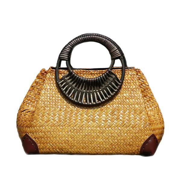 women straw bags female bamboo summer beach weave handbag lady handmade vintage wood handle bag travel knitted totes bags ss3144
women straw bags female bamboo summer beach weave handbag lady handmade vintage wood handle bag travel knitted totes bags ss3144