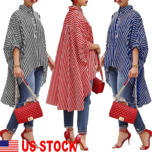 fashion women loose long sleeve striped shirt casual blouse shirt lantern sleeve shirts women's girl o-neck batwing dress, White
fashion women loose long sleeve striped shirt casual blouse shirt lantern sleeve shirts women's girl o-neck batwing dress, White