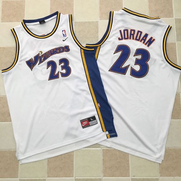 men's basketball washington wizards 23 michael jordan mitchell & ness white blue retro style swingman jersey, Black;red
men's basketball washington wizards 23 michael jordan mitchell & ness white blue retro style swingman jersey, Black;red