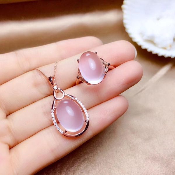 pink color natural rose quartz gem ornament for women 925 silver jewelry natural pink gem gift big size birthday party present, Black
pink color natural rose quartz gem ornament for women 925 silver jewelry natural pink gem gift big size birthday party present, Black