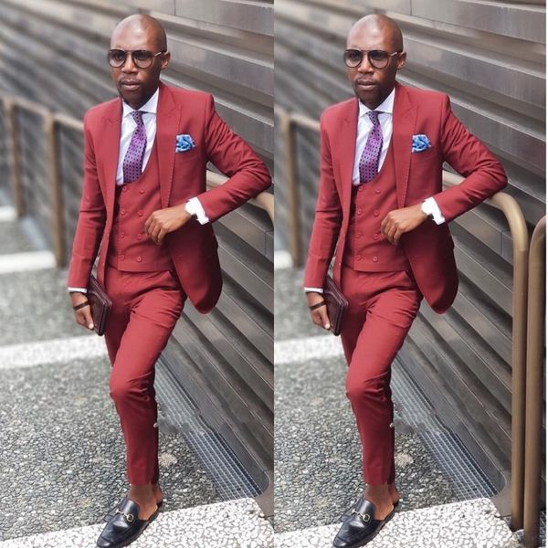 african slim men suits handsome groom wear wedding suits for men groomsmen groom tuxedos men business suits three pieces(jacket+pants+vest, Black;gray
african slim men suits handsome groom wear wedding suits for men groomsmen groom tuxedos men business suits three pieces(jacket+pants+vest, Black;gray