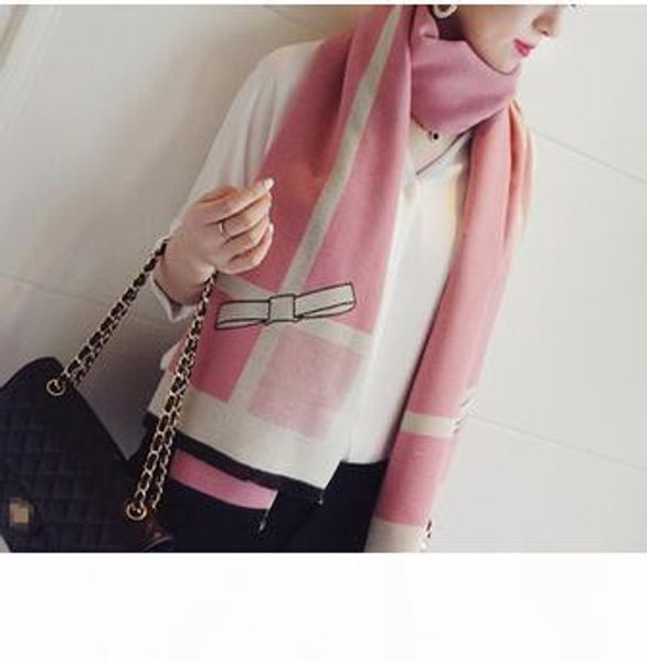 the new autumn/winter 2020 korean bowknot cashmere scarf, double-sided warm thick shawl, women's winter scarf high-quality fashion, Blue;gray
the new autumn/winter 2020 korean bowknot cashmere scarf, double-sided warm thick shawl, women's winter scarf high-quality fashion, Blue;gray