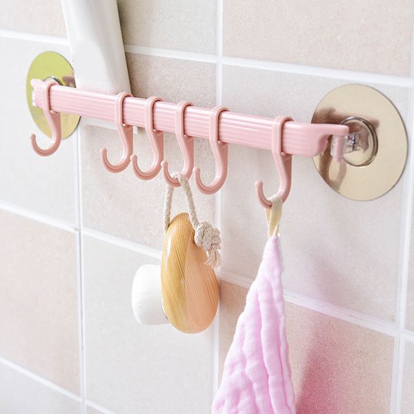 6 even row hooks strong adhesive hook kitchen wall hanging bathroom nail-seamless rack din889
6 even row hooks strong adhesive hook kitchen wall hanging bathroom nail-seamless rack din889