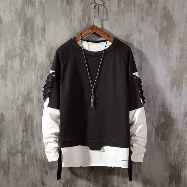 men's hoodies & sweatshirts mens fashion broken hole style hip hop sporting men brand clothing cotton streetwear tracksuit, Black
men's hoodies & sweatshirts mens fashion broken hole style hip hop sporting men brand clothing cotton streetwear tracksuit, Black