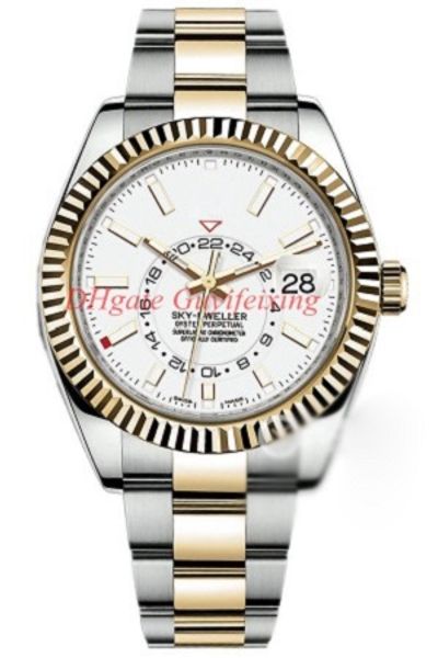 13 color automatic watch mens 42mm 326933 326938 sky-dweller 18k gold stainless steel watches 2813 movement fashion brand watches wristwatch, Slivery;brown
13 color automatic watch mens 42mm 326933 326938 sky-dweller 18k gold stainless steel watches 2813 movement fashion brand watches wristwatch, Slivery;brown