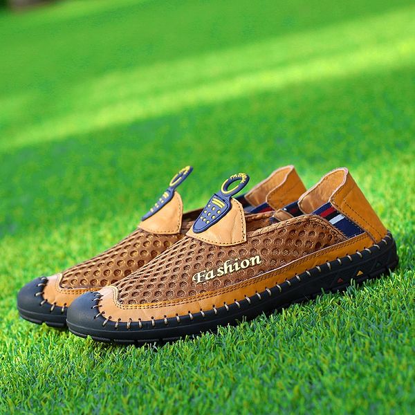 handmade лето кожа mesh мужская обувь walking дышащий человек плоский loafer мужчина вождения обувь открытый обувь плюс размер 38-46
handmade лето кожа mesh мужская обувь walking дышащий человек плоский loafer мужчина вождения обувь открытый обувь плюс размер 38-46