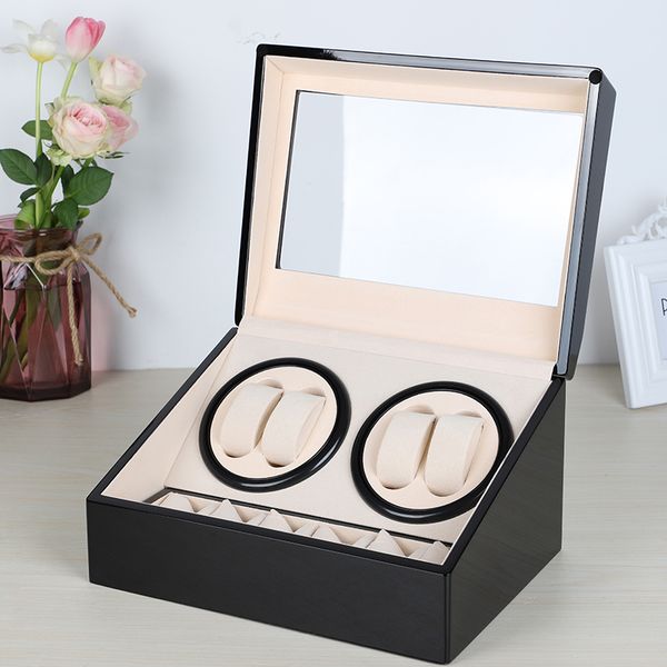 us/eu/au/uk plug automatic mechanical watch winders storage box case holder 4+6 collection watch display jewelry black, Black;blue
us/eu/au/uk plug automatic mechanical watch winders storage box case holder 4+6 collection watch display jewelry black, Black;blue