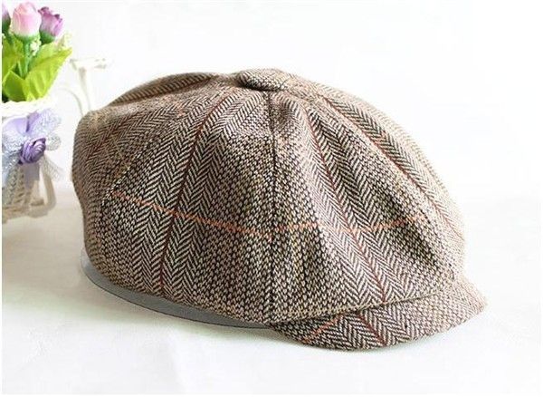 autumn winter herringbone gatsby octagonal men cap boys tweed wool hats golf driving flat beret hat for men's caps, Yellow
autumn winter herringbone gatsby octagonal men cap boys tweed wool hats golf driving flat beret hat for men's caps, Yellow