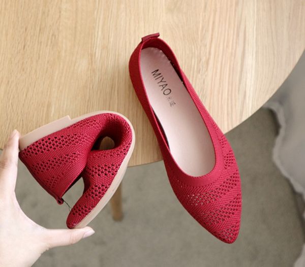 maggie's walker women's casual shoes breathable knitted flats pointed-toe shallow-mouth mixed-color woven flats size 36~40, Black
maggie's walker women's casual shoes breathable knitted flats pointed-toe shallow-mouth mixed-color woven flats size 36~40, Black