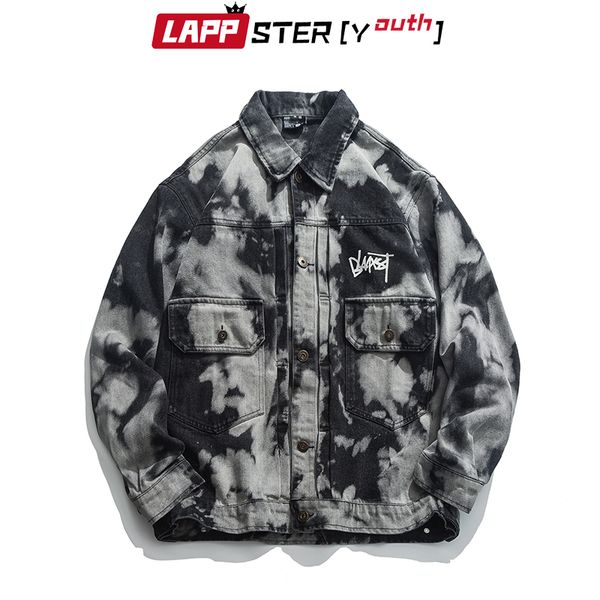 lappster men tie dye denim jackets coats 2019 autumn mens streetwear hip hop jeans jackets windbreaker black cargo bomber jacket, Black;brown
lappster men tie dye denim jackets coats 2019 autumn mens streetwear hip hop jeans jackets windbreaker black cargo bomber jacket, Black;brown