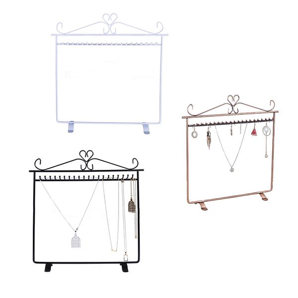 metal jewelry display stand earrings display holder showcase jewelry organizer shelf black bronze white 31.5cm*22cm*33cm, Pink;blue
metal jewelry display stand earrings display holder showcase jewelry organizer shelf black bronze white 31.5cm*22cm*33cm, Pink;blue