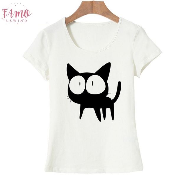 2020 black cat printed cute cat print t shirt women tee summer t shirt girls short sleeve t shirt harajuku clothing, White
2020 black cat printed cute cat print t shirt women tee summer t shirt girls short sleeve t shirt harajuku clothing, White