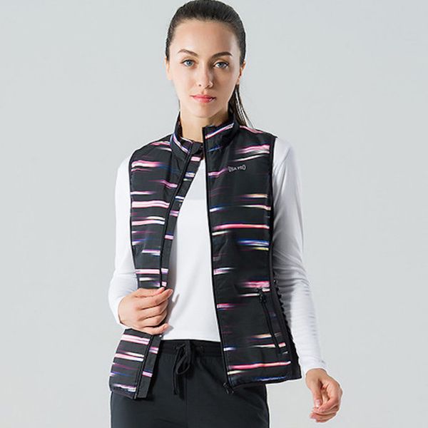 women's running vest padded warm 2 zip pocket coat jogging camping training waistcoat breathable full front zip sports top, Black;brown
women's running vest padded warm 2 zip pocket coat jogging camping training waistcoat breathable full front zip sports top, Black;brown