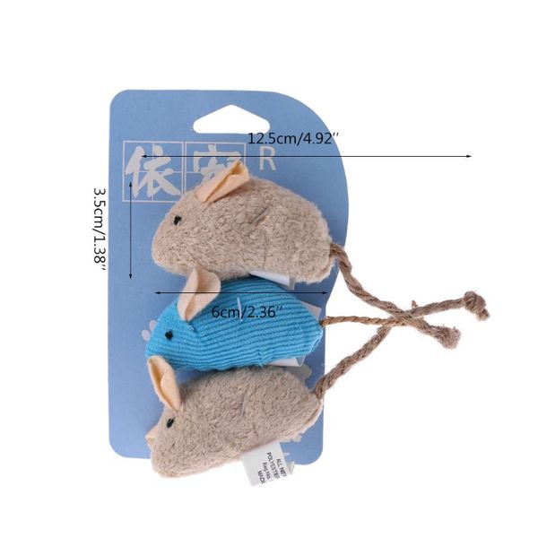 3pcs/set rat squeak noise sound toy pet cat kitten scratching plush mouse playing toy
3pcs/set rat squeak noise sound toy pet cat kitten scratching plush mouse playing toy