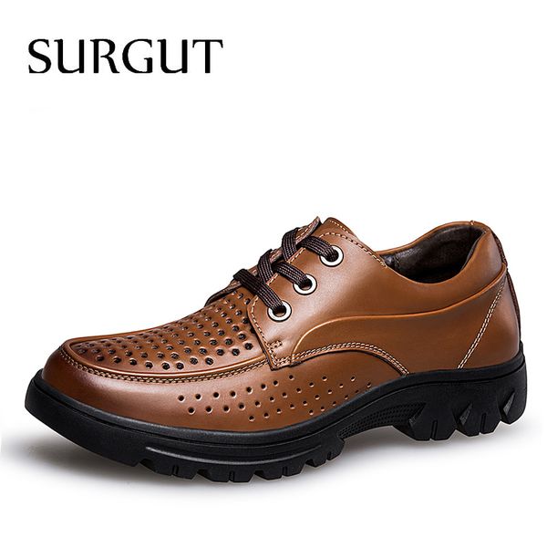 surgut new style summer hollow breathable genuine leather shoes men's business dress oxford shoes fashion black men flats
surgut new style summer hollow breathable genuine leather shoes men's business dress oxford shoes fashion black men flats