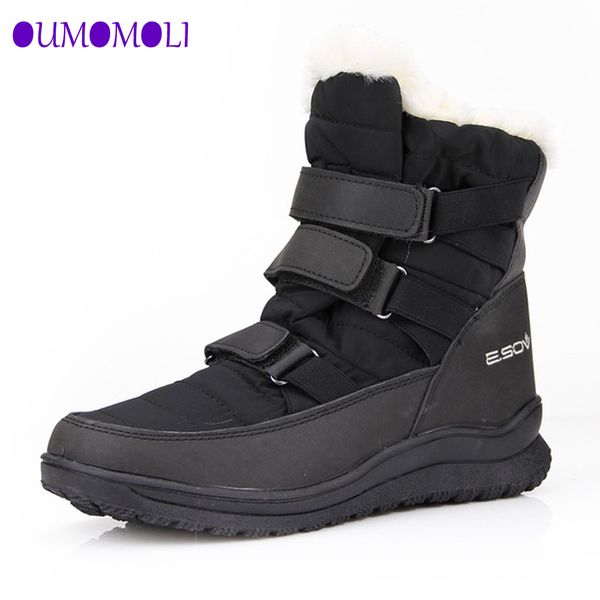 women's waterproof non-slip snow boots warm fur plush winter female ankle boots hook & loop flat with ladies j314, Black
women's waterproof non-slip snow boots warm fur plush winter female ankle boots hook & loop flat with ladies j314, Black