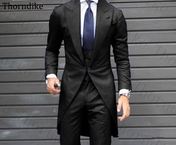thorndike custom made long-sleeve men's suits dress peaked lapel suit men hosted theatrical tuxedos men wedding prom wear suit, White;black
thorndike custom made long-sleeve men's suits dress peaked lapel suit men hosted theatrical tuxedos men wedding prom wear suit, White;black