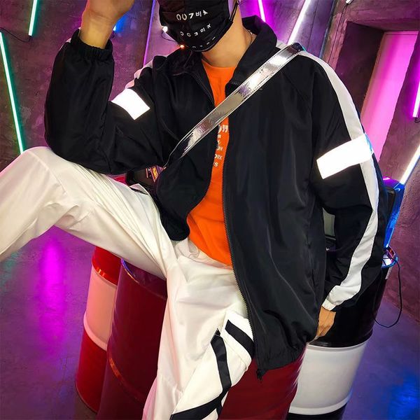 spring autumn 2020 outdoor matching 3m reflective jacket hiphop hip hop street couple models loose men and women boys jacket, Black;brown
spring autumn 2020 outdoor matching 3m reflective jacket hiphop hip hop street couple models loose men and women boys jacket, Black;brown