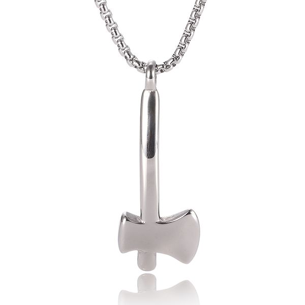 fashion stainless steel retro personality hip hop axe pendant luxury designer jewelry men's necklace birthday gift 7-sp0435, Silver
fashion stainless steel retro personality hip hop axe pendant luxury designer jewelry men's necklace birthday gift 7-sp0435, Silver