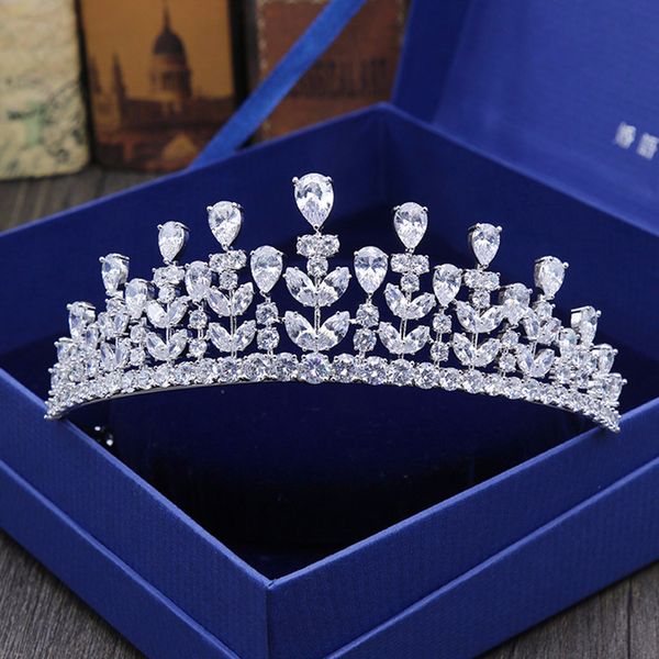 zircon crystal tiara princess crown bridal hair jewelry wedding hair accessories queen crystal crowns tiaras, Golden;white
zircon crystal tiara princess crown bridal hair jewelry wedding hair accessories queen crystal crowns tiaras, Golden;white