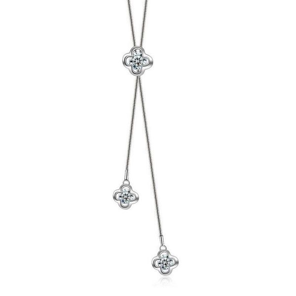 new four flower choker necklace for women jewelry flower silver color pendants necklaces chain birthday gift
new four flower choker necklace for women jewelry flower silver color pendants necklaces chain birthday gift