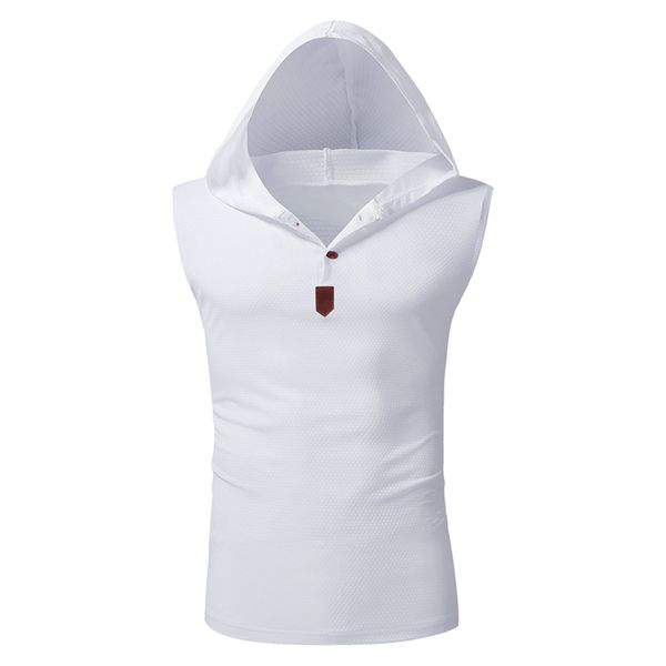 mens t-shirts men's fashion summer sleeveless hooded t-shirt vest men casual slim pullovers sweatshirt tees male clothes, White;black
mens t-shirts men's fashion summer sleeveless hooded t-shirt vest men casual slim pullovers sweatshirt tees male clothes, White;black