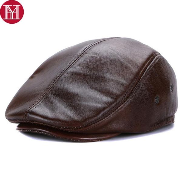 new winter men real leather berets hats casual warm earlap real 100% natural cowhide leather caps male newsboy cap, Blue;gray
new winter men real leather berets hats casual warm earlap real 100% natural cowhide leather caps male newsboy cap, Blue;gray