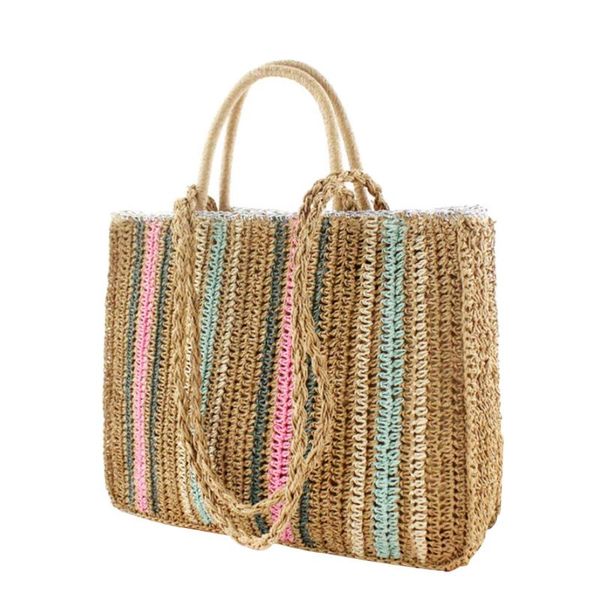 2020 summer women straw shoulder bag fashion straw casual portable tote bag handle handbags for women beach
2020 summer women straw shoulder bag fashion straw casual portable tote bag handle handbags for women beach