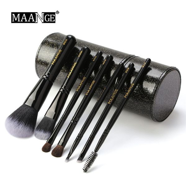 7pcs black makeup brushes set powder foundation eye shadow eyebrow eyelash make up brush kits cosmetic brushes with brush barrel
7pcs black makeup brushes set powder foundation eye shadow eyebrow eyelash make up brush kits cosmetic brushes with brush barrel