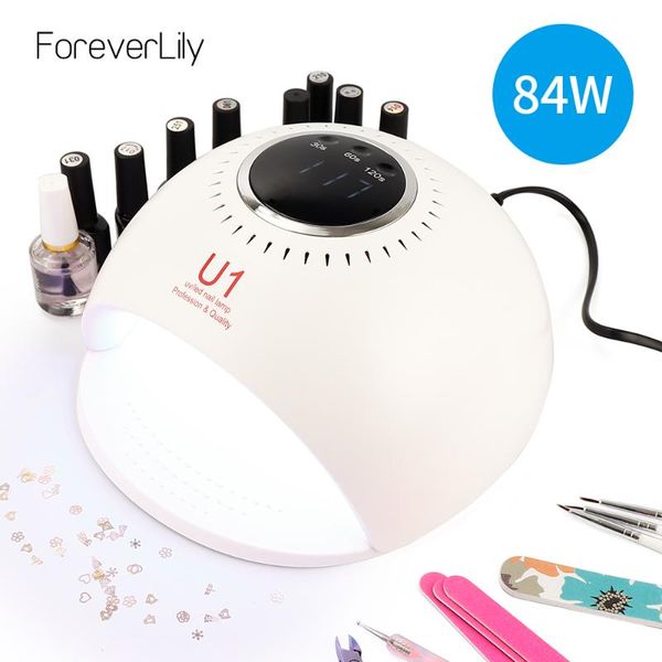 84w nail dryer uv led nail lamp fast drying 42pcs leds gel polish curing lamp machine with lcd display nails art manicure tool
84w nail dryer uv led nail lamp fast drying 42pcs leds gel polish curing lamp machine with lcd display nails art manicure tool
