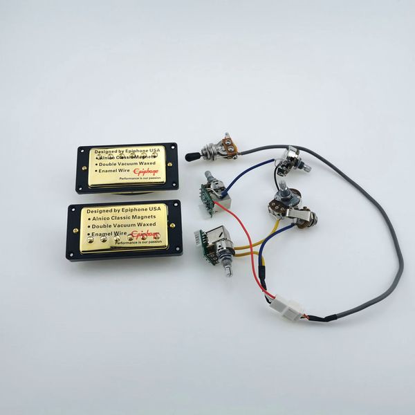guitar pickups electric guitar humbucker pickups with pro wiring harness no welding easy to use
guitar pickups electric guitar humbucker pickups with pro wiring harness no welding easy to use